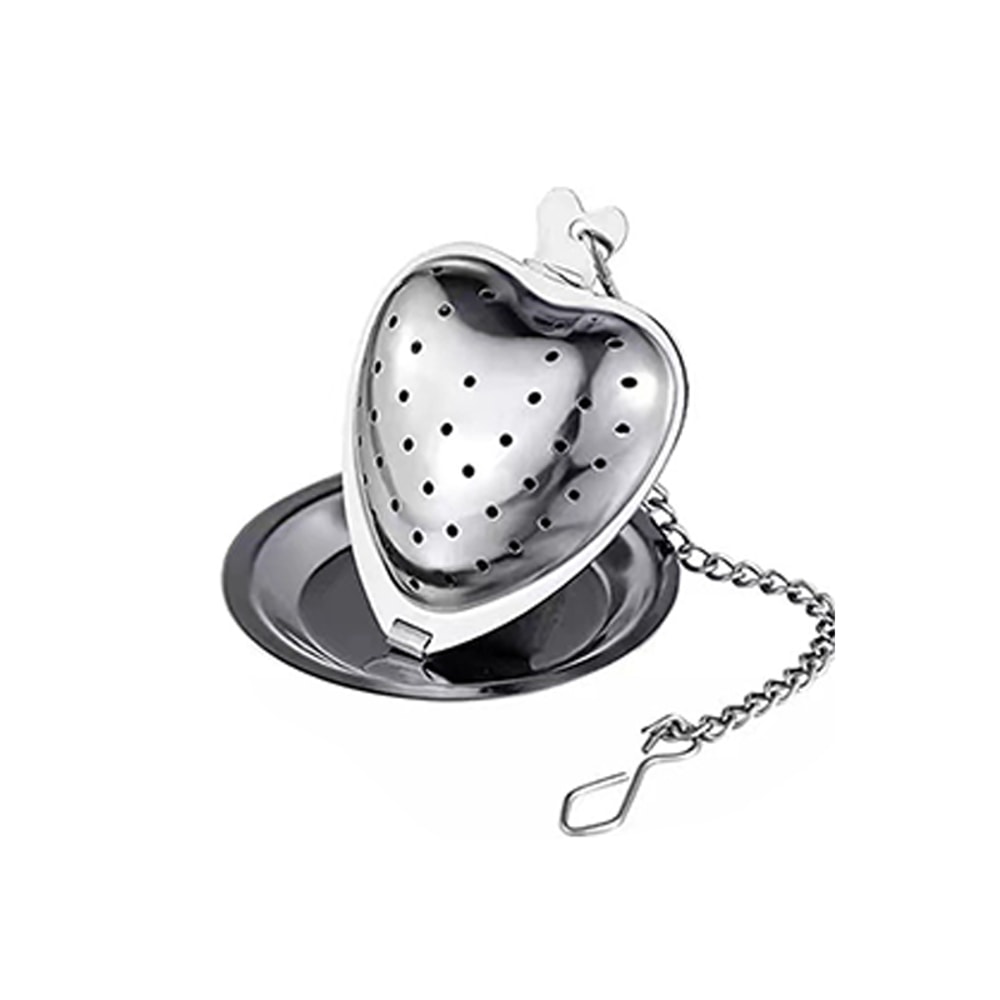 Creative Owl Shaped Stainless Steel Tea Filter with Chain – Bird and Duck Tea Strainer for Small Teapot