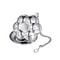 Creative Owl Shaped Stainless Steel Tea Filter with Chain – Bird and Duck Tea Strainer for Small Teapot