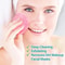 Pack Natural Wood Pulp Compress Face Wash Puff for Soft Cleansing