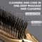 Japanese Premium Scalp Massager & Detangling Brush - Rose Gold Hair Cleaning Comb