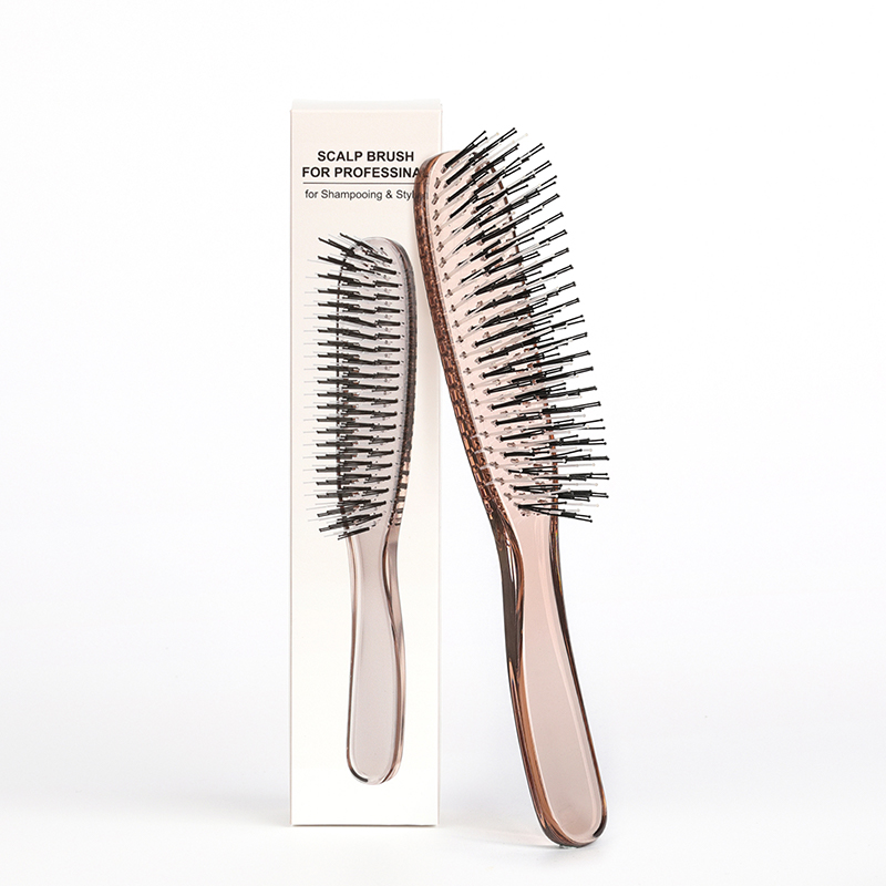 Japanese Premium Scalp Massager & Detangling Brush - Rose Gold Hair Cleaning Comb