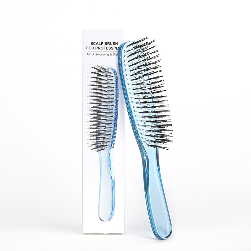 Japanese Premium Scalp Massager & Detangling Brush - Rose Gold Hair Cleaning Comb