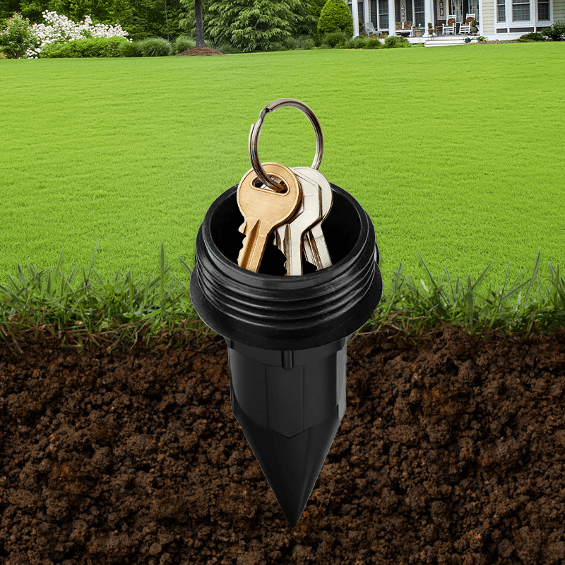 Realistic Underground Watering Can Key Safe – Durable Outdoor Garden Key Hider