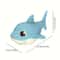 Cartoon Shark Baby Water Play Toy – Wind-Up Beach & Bath Toy for Kids