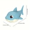 Cartoon Shark Baby Water Play Toy – Wind-Up Beach & Bath Toy for Kids