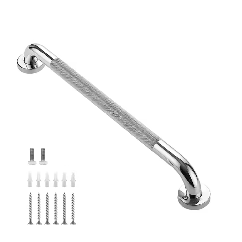 Stainless Steel Bathroom Handrail Grab Bar AntiSlip Shower Safety Support Handle 7