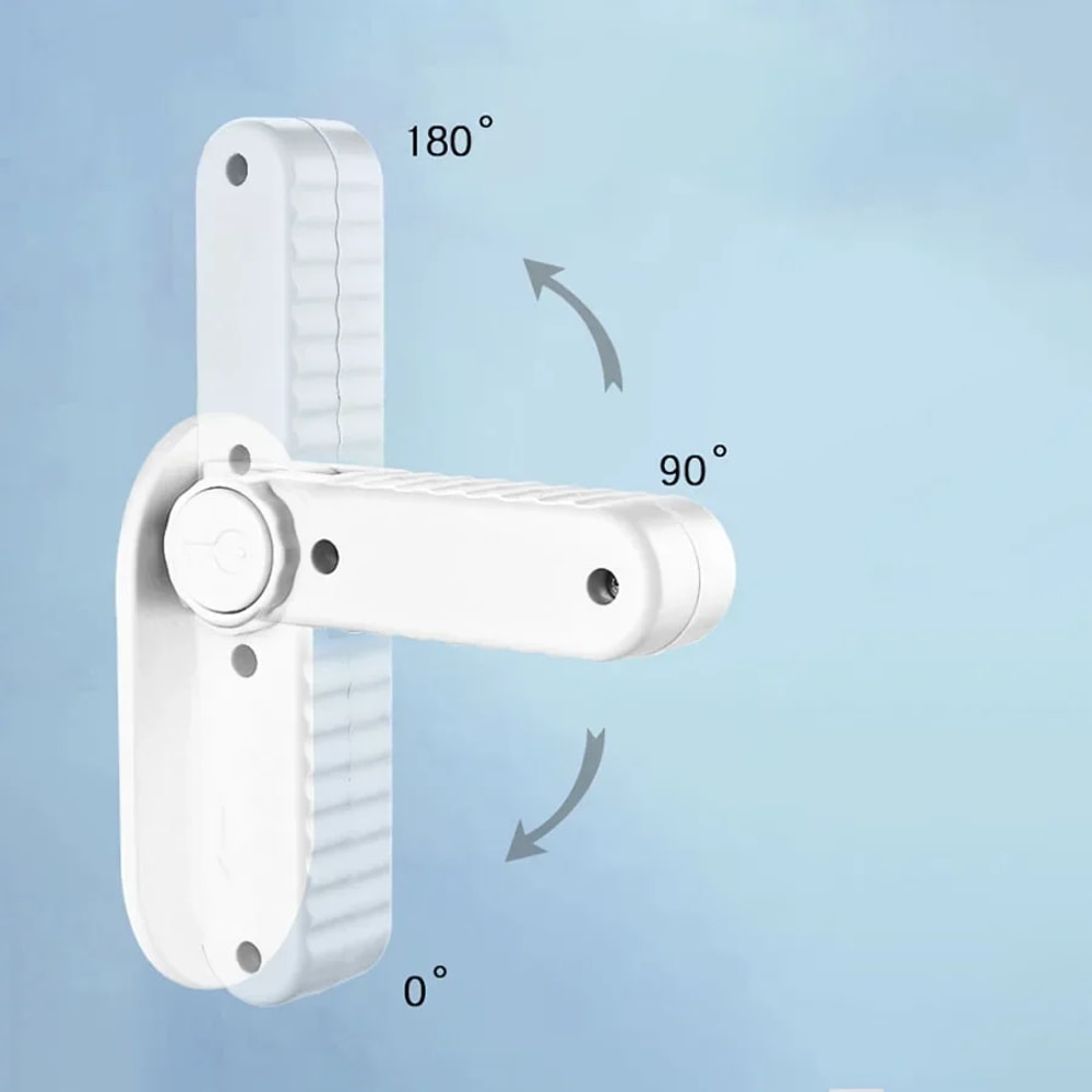 Child Safety Door Lever Lock – Universal Anti-Open Handle Lock for Kids, Baby Safety Lock, Punch-Free Installation