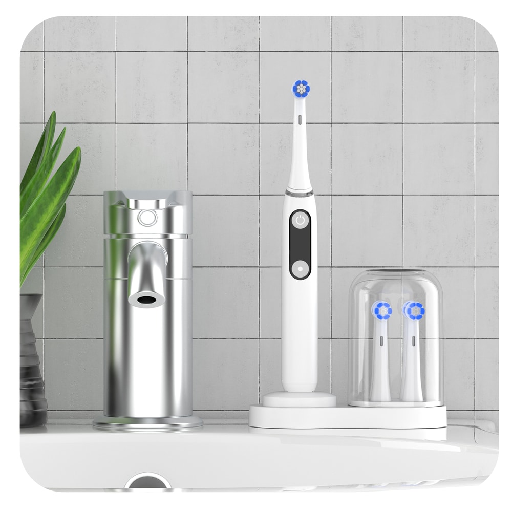 Universal Electric Toothbrush Holder For IOEB Series With Induction Charger And Brush Head Placemen 2