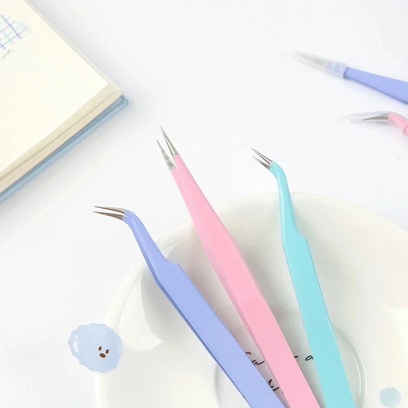 Tweezers Set for Scrapbooking, Sticker Picking & Washi Tape Tools - Perfect DIY Multi-Tool for Junk Journals, Albums