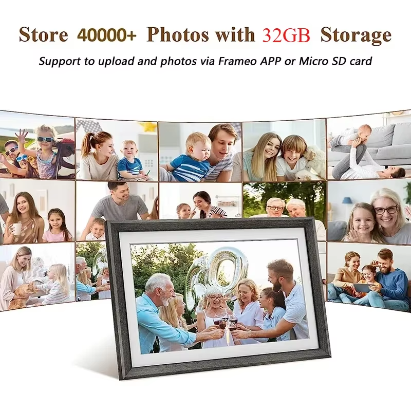 WIFI Digital Photo Frame Smart Frameo Touch Screen Perfect Gift Image Album 4