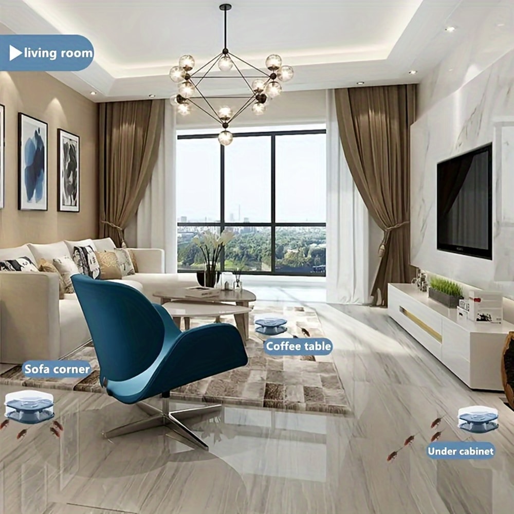 Reusable Cockroach Trap - Effective Pest Control for Roaches, Ants, and Spiders