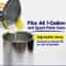 All-in-One Paint Can Spout with Brush Holder and Pouring Attachment