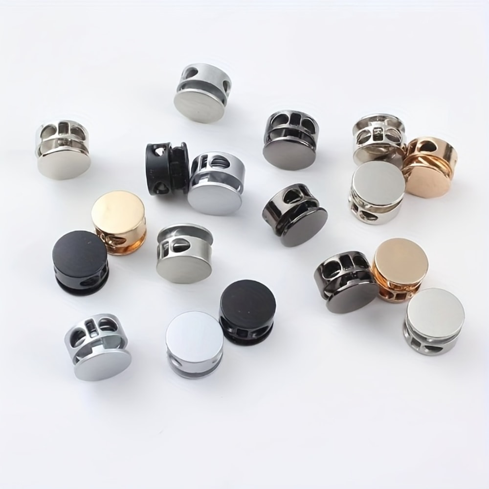 Pack No-Tie Shoelace Locks - Easy-to-Install Aluminum Alloy Spring Clips for Sports & Casual Shoes