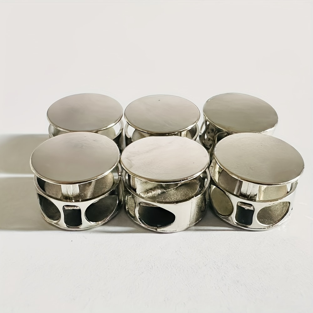 Pack No-Tie Shoelace Locks - Easy-to-Install Aluminum Alloy Spring Clips for Sports & Casual Shoes