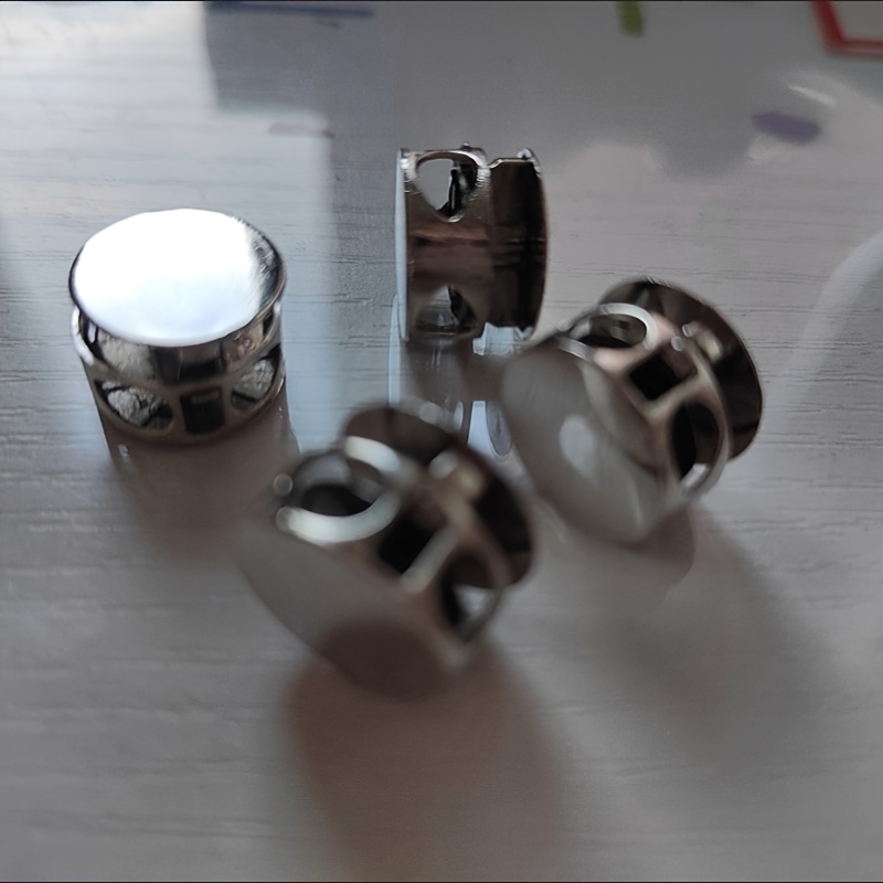 Pack No-Tie Shoelace Locks - Easy-to-Install Aluminum Alloy Spring Clips for Sports & Casual Shoes