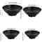 Non-Slip Plastic Ramen Bowl Thickened Lamian Noodle Salad Bowl for Kitchen and Restaurant Use