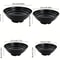 Non-Slip Plastic Ramen Bowl Thickened Lamian Noodle Salad Bowl for Kitchen and Restaurant Use