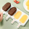 Silicone Ice Cream Mold DIY Popsicle Mould For Fruit Juice Baking 0