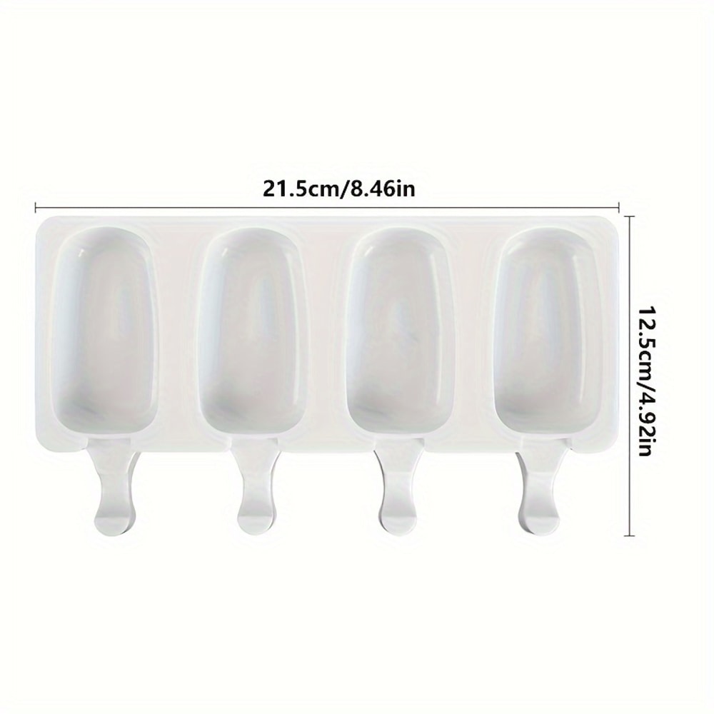 Silicone Ice Cream Mold DIY Popsicle Mould For Fruit Juice Baking 5