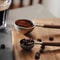 Vintage Walnut Wood Handle Coffee Spoon, Stainless Steel Tea & Seasoning Scoop