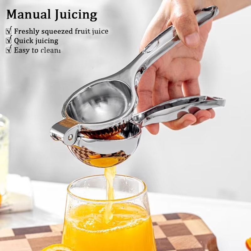 Stainless Steel Manual Lemon Squeezer Premium Fruit Press For Juicing 1