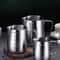 Stainless Steel Frothing Pitcher for Latte Art Espresso Steaming Pitcher with Measurement Scale for Coffee, Cappuccino