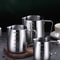 Stainless Steel Frothing Pitcher for Latte Art Espresso Steaming Pitcher with Measurement Scale for Coffee, Cappuccino