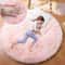 Super Soft Plush Round Rug Fluffy White Carpet For Living Room Bedroom Kid Room Salon Thick Pile H 2
