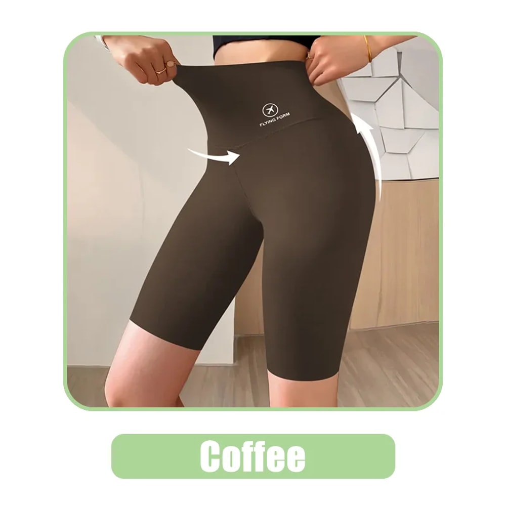 High Waist Sports Shorts For Women Push Up Fitness Cycling And Yoga Leggings 7
