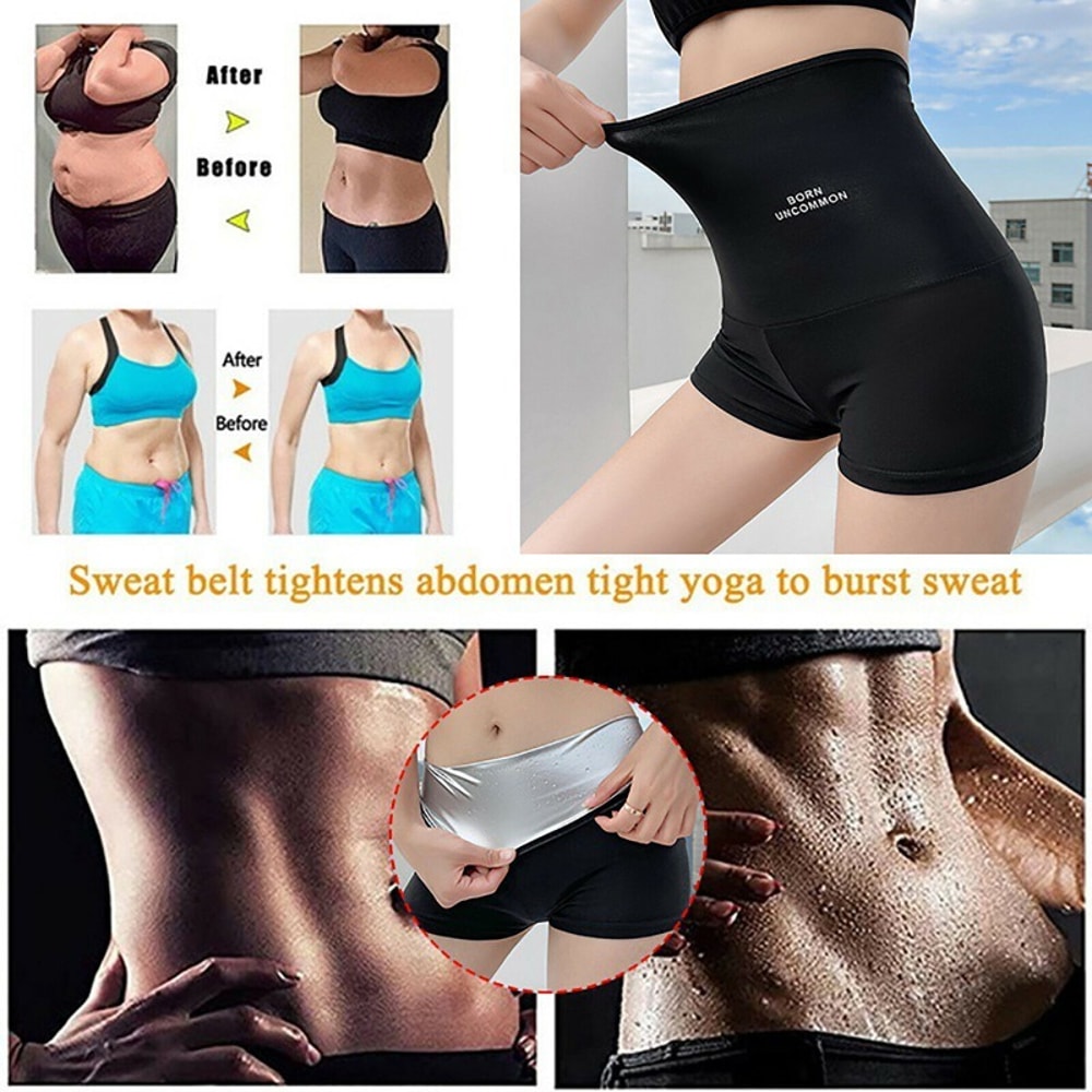 Slimming Sauna Pants for Women Thermo Fat Control Leggings for Fitness, Shaping & Slimming