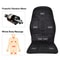 Electric Massager Chair Pad with Heating & Vibrating Features Cervical Neck & Back Cushion for Car & Home Use