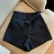 Mooyufon Women High Waisted A Line Black Shorts Elegant Slim Fit Casual Hot Girl Style 3