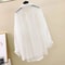 Elegant Summer Sunscreen Chiffon Blouse Casual Women See Through Cardigan 3