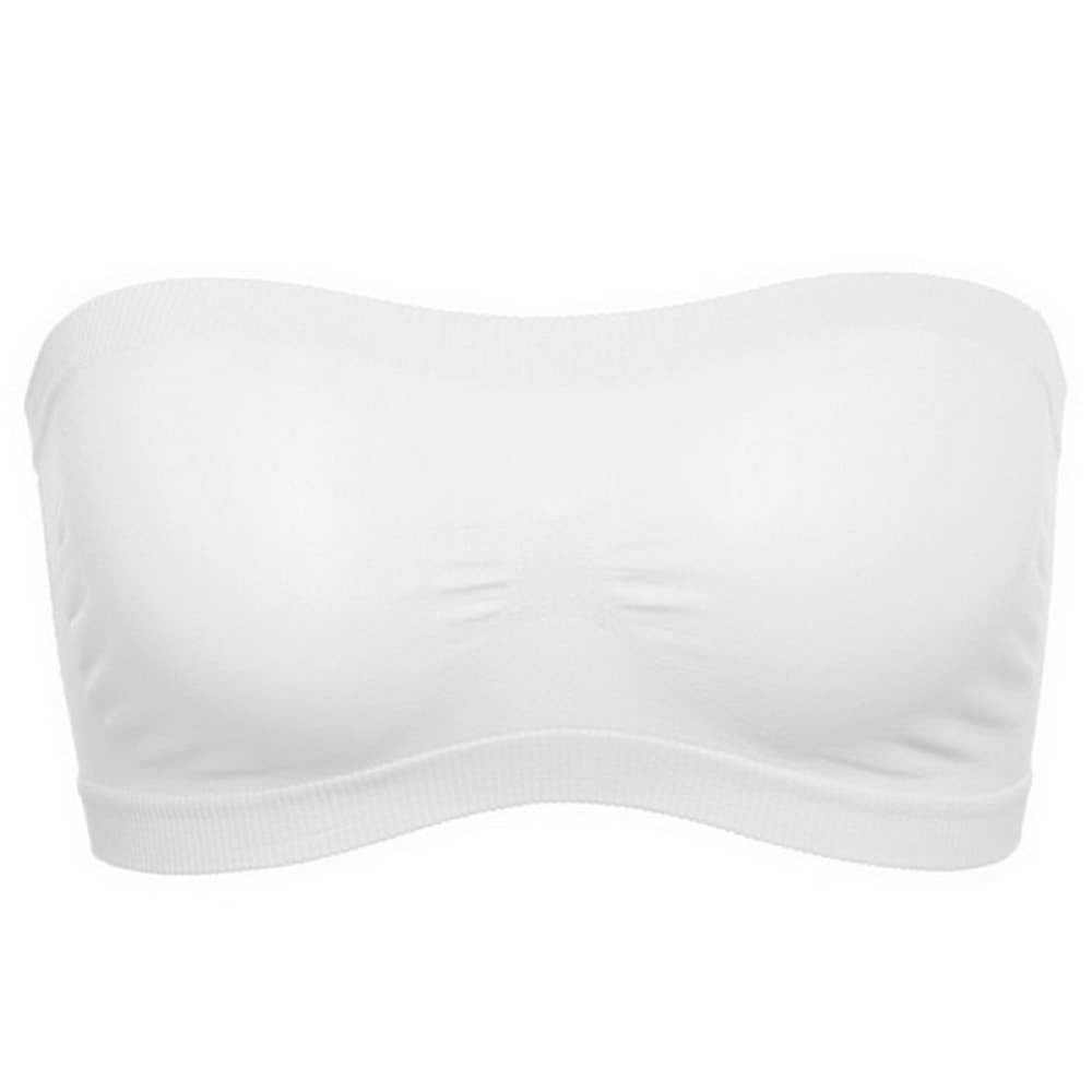 Sexy Strapless Crop Top Bra Breathable Mesh Invisible Bandeau For Summer 5