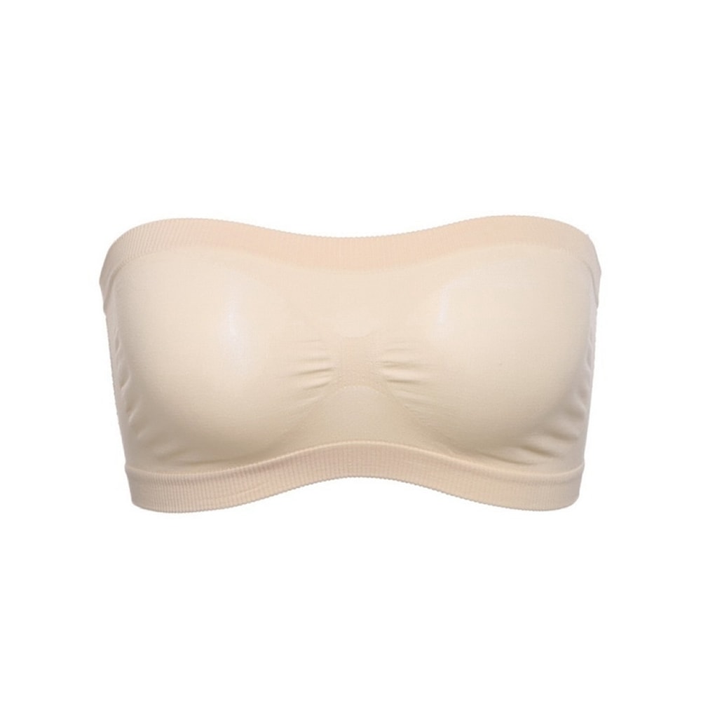 Sexy Strapless Crop Top Bra Breathable Mesh Invisible Bandeau For Summer 3