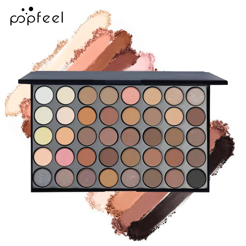 POPFEEL Complete Eye Makeup Set Eyeshadow Palette Eyeliner Mascara Eyebrow Pencil Gift Set For Wom 2