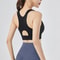 High Impact Front Zipper Sports Bra For Women Quick Dry Shockproof Yoga Bra Fitness Running Vest 0