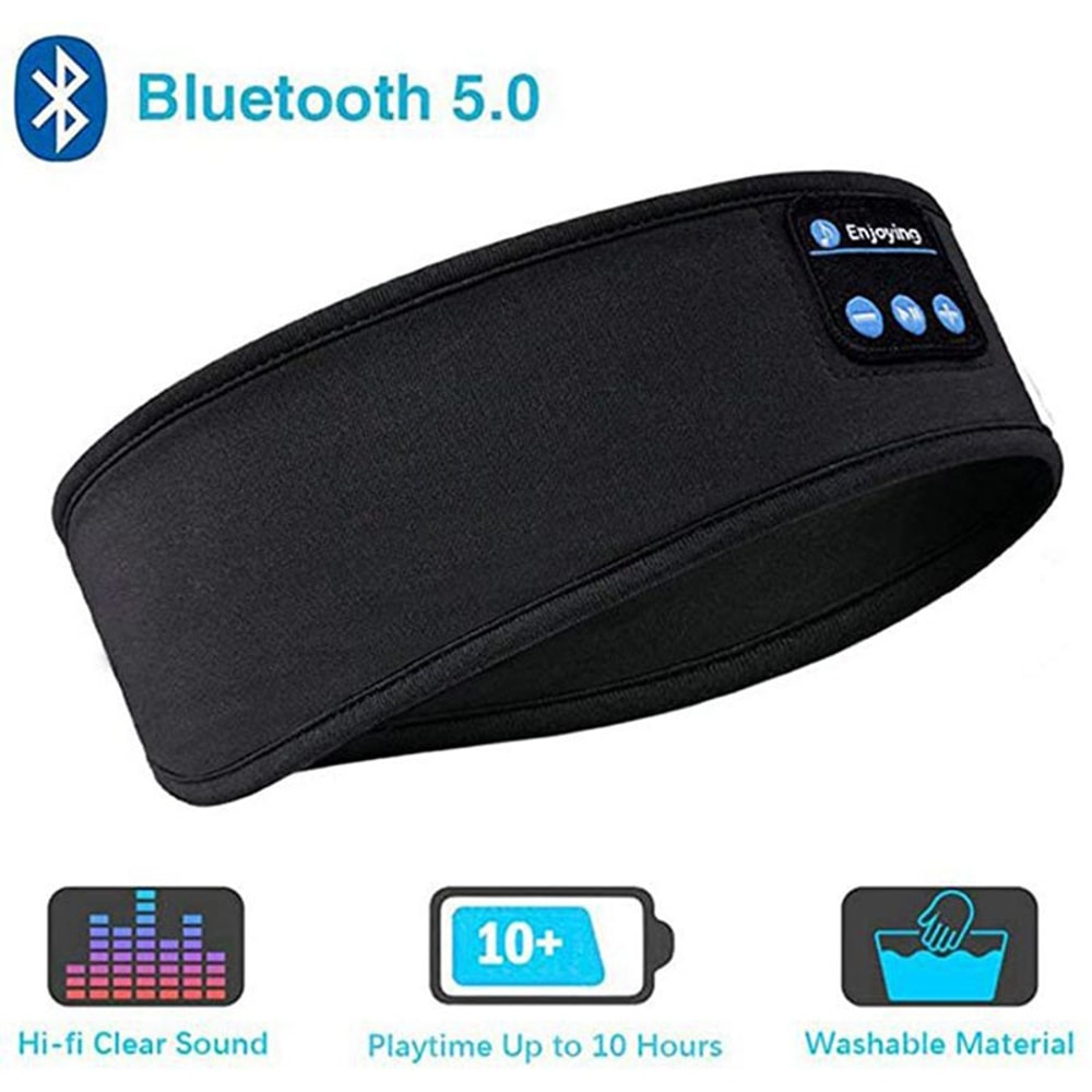 Wireless Bluetooth Sports Sleeping Headband – Comfortable Music Eye Mask for Relaxation and Sleepte