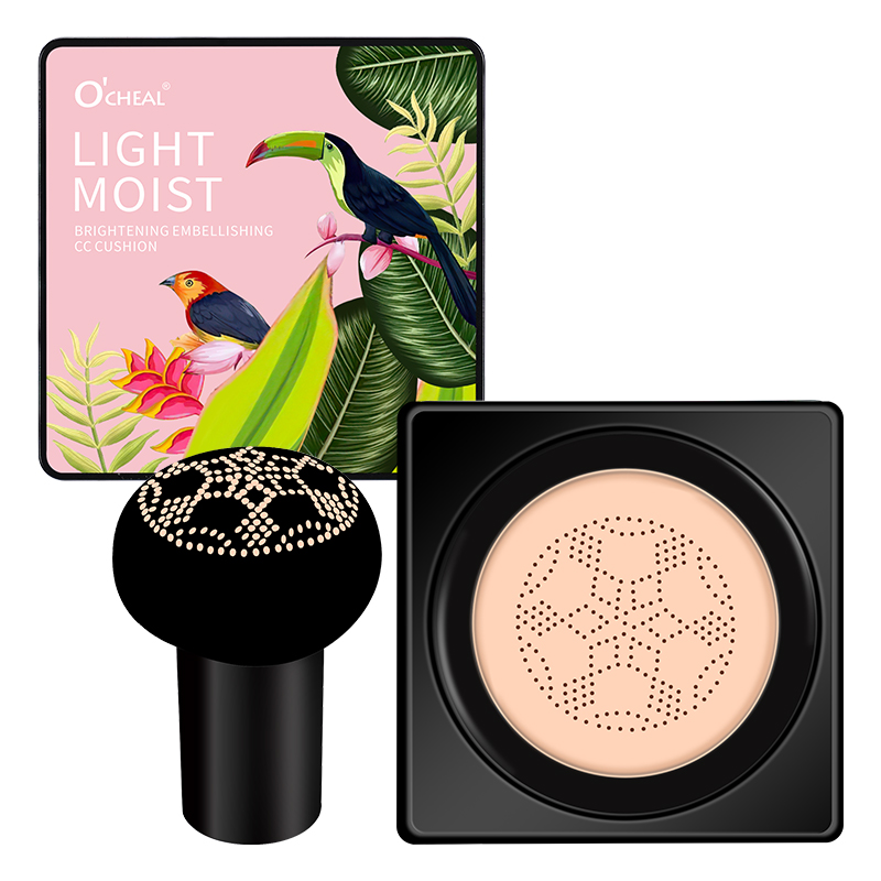 OCHEAL Mushroom Head BB Cream Foundation - Face Makeup Concealer & Cushion Compact