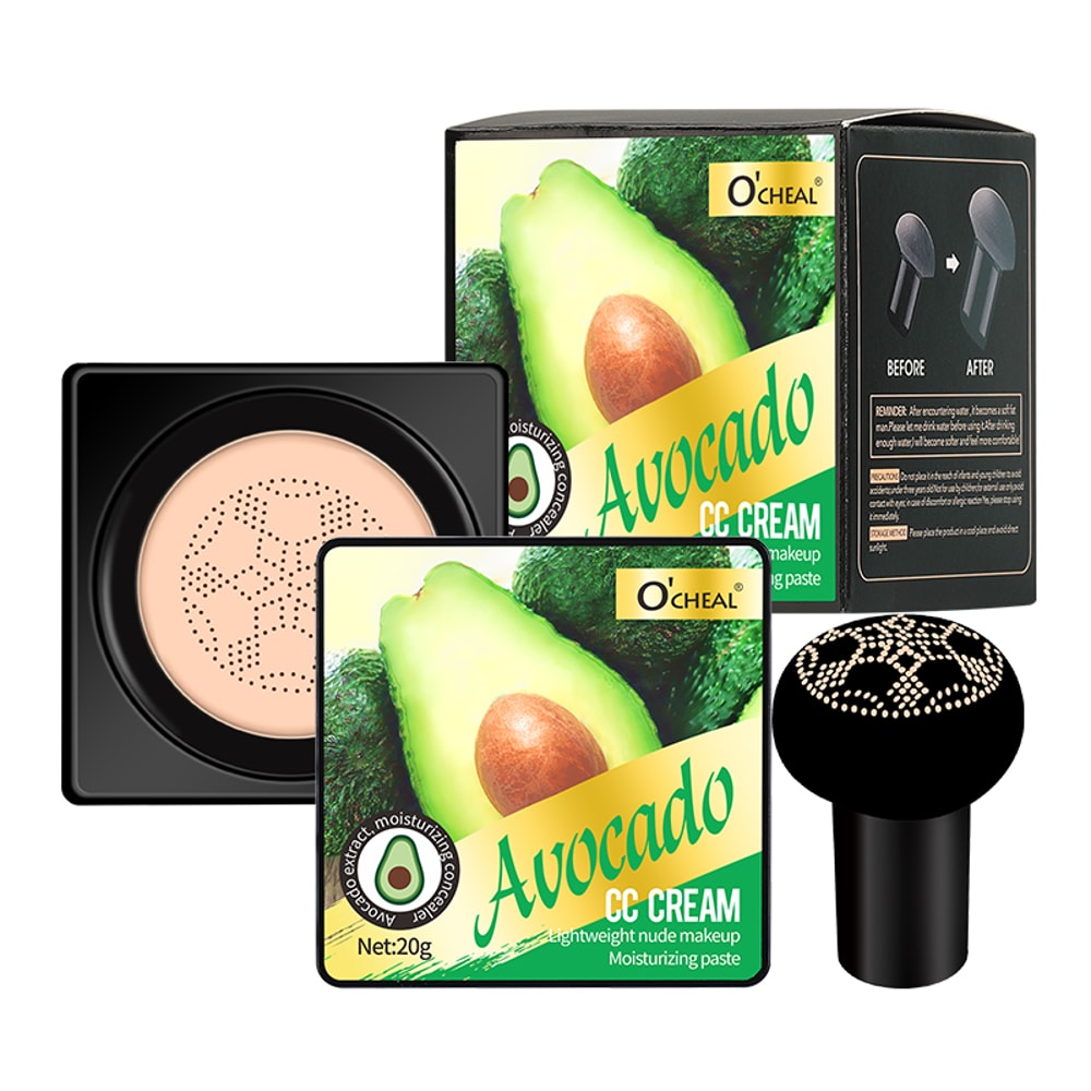 OCHEAL Mushroom Head BB Cream Foundation - Face Makeup Concealer & Cushion Compact