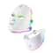 LED Facial and Neck Beauty Mask with Colors Skin Care Photon Neck Massager