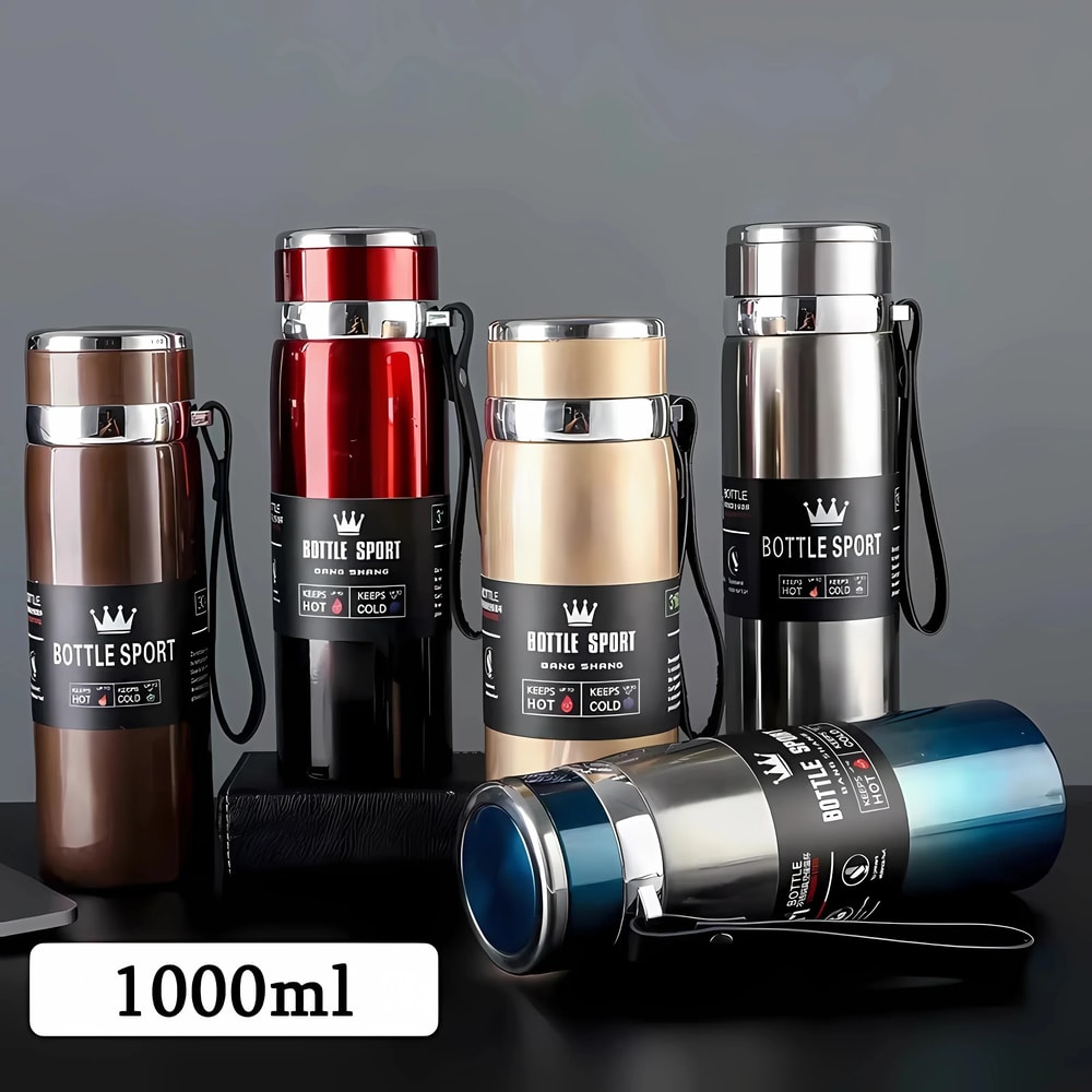 Stainless Steel Thermal Water Bottle Insulated Thermos For Hot Cold Water Tea Coffee 1