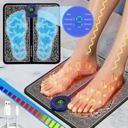 portable ems foot massager electric foot massager pad for muscle relaxation and circulation