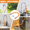 Universal Faucet Extension Pipe Flexible Anti Splash Faucet Extender for Kitchen and Bathroom Sinks