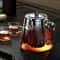 Heat Resistant Glass Teapot With Stainless Steel Tea Infuser For Puer Oolong 0