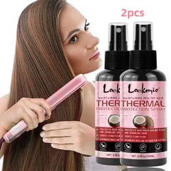 thermal protection spray for hair uv heat protector & moisturizing serum for women