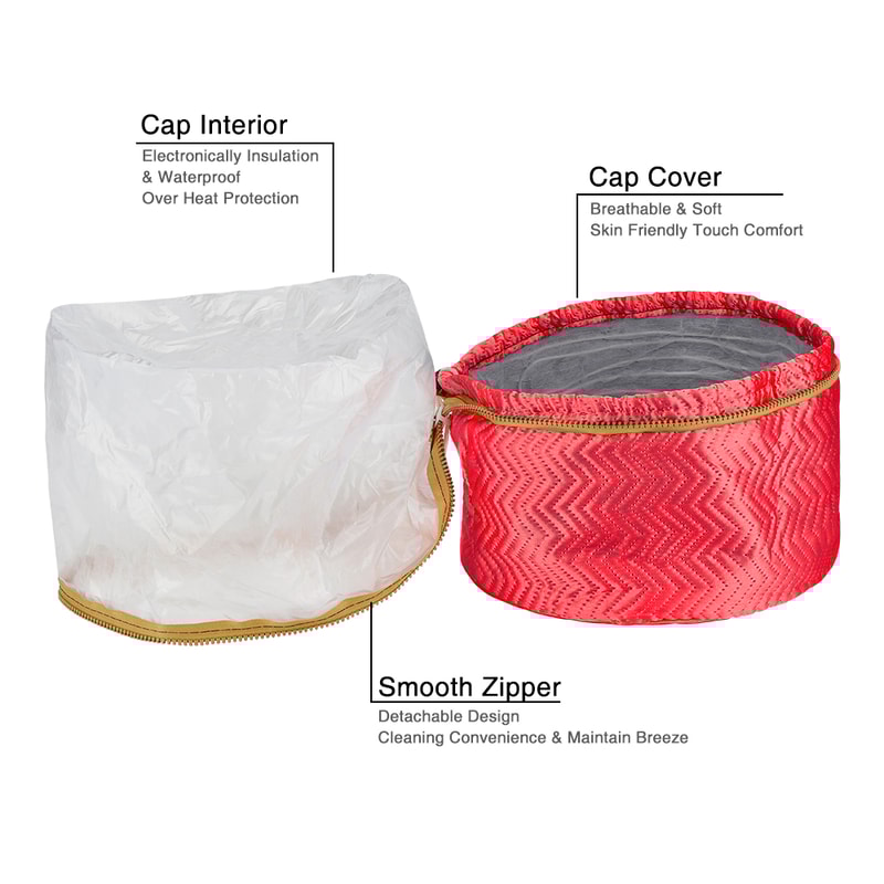 Self-Heating Hair Steamer Cap for Nourishing Thermal Treatment Waterproof SPA Hair Care Hat