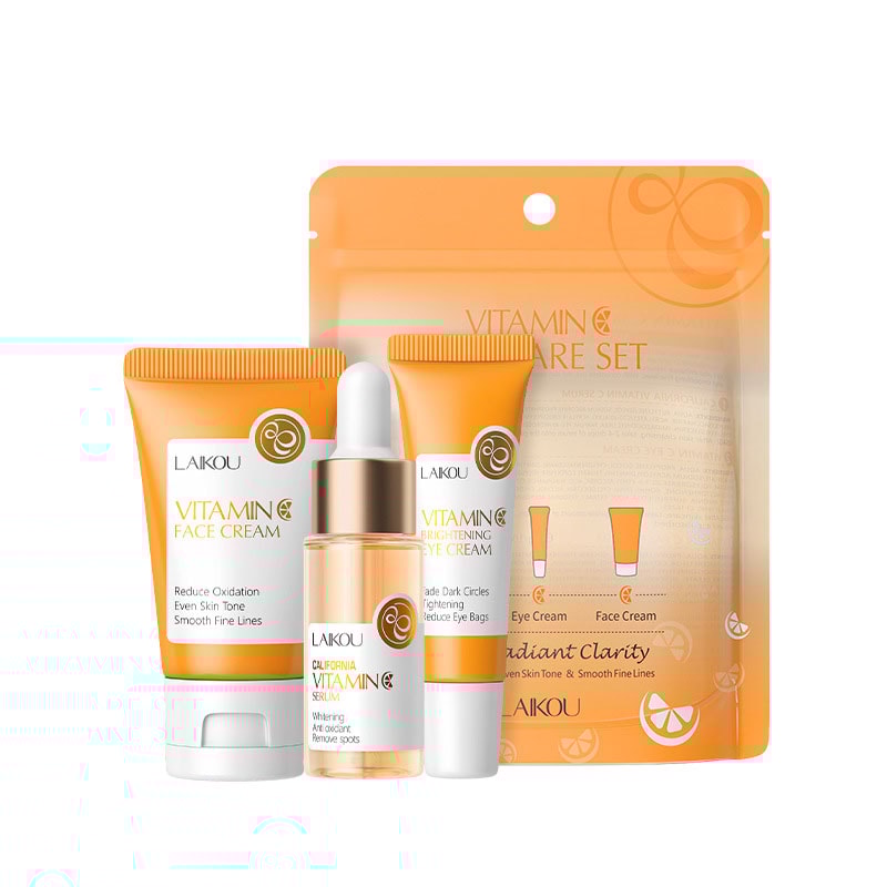 Vitamin Golden Sakura Skin Care Set – Face Cream, Serum, Eye Cream for Anti-Aging, Moisturizing & Wrinkle