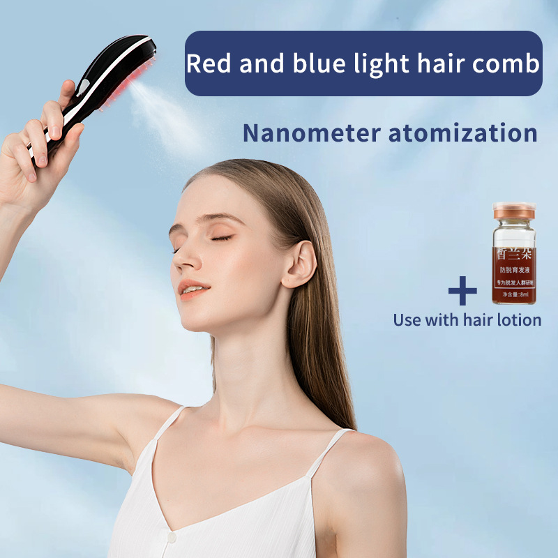 LED Hair Growth Massager Comb For Scalp Treatment Anti Hair Loss Vibration Brush 0