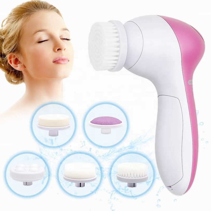 Electric Facial Cleaner Skin Care Brush Spa Blackhead Remover Face Massager Cleanser 0